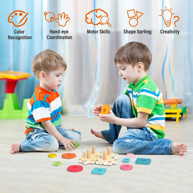 Educational Stacking Toys for Toddlers Preschool Learning7