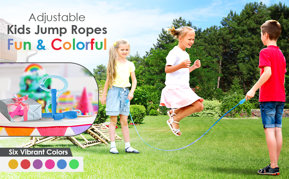 Striped Jump Rope with Plastic Handles for Sports11