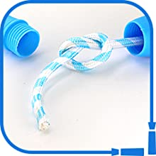 Striped Jump Rope with Plastic Handles for Sports9